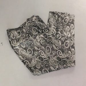 Gorgeous black and silver dress pants